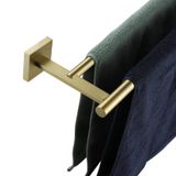 Toalheiros De Banheiro Kokosiri Double Bath Suportes De Banho 61 Cm Dourados