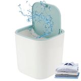 Máquina De Lavar Portátil Natudeco 3.8l Elétrica Usb Branca/azul