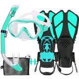 Conjunto De Mergulho Hh Hhao Sport Kids Com Máscara, Snorkel E Barbatanas