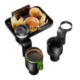 Expansor De Porta-copos Para Carro Sodaride Com Bandeja De Alimentos, Pacote Com 2 Unidades