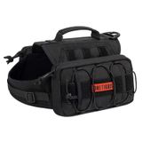 Mochila Para Cães Onetigris Mammoth Para Cães Médios E Grandes Preta