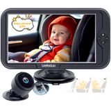 Câmera De Carro De Bebê Leekooluu 1080p Hd Night Vision 360° Rot.