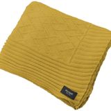 Manta Peseira De Tricot 90x180 Cm Link Amarelo Acafrao