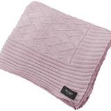 Manta Peseira De Tricot 90x180 Cm Link Rose