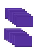 Folha De Plástico Para Gravação Xlnt Tech Roxa/branca 0,04 Cm 12 Unidades