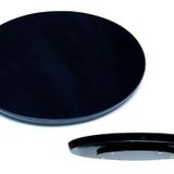 Prato Giratório Para Sala De Jantar 50cm Preto