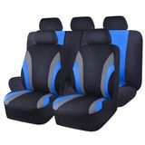 Capa De Assento De Carro Car Pass Line Rider Sporty Cloth 11 Unidades Preta/azul