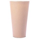 Conjunto De 5 Vasos Decorativo Para Plantas Conico Aldora 66 Bege