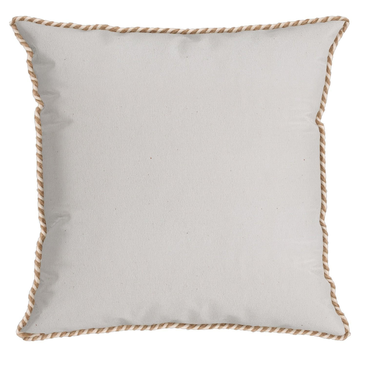 Capa Donatella 022 Com Cordao Sisal 43 Cm X 43 Cm Branco