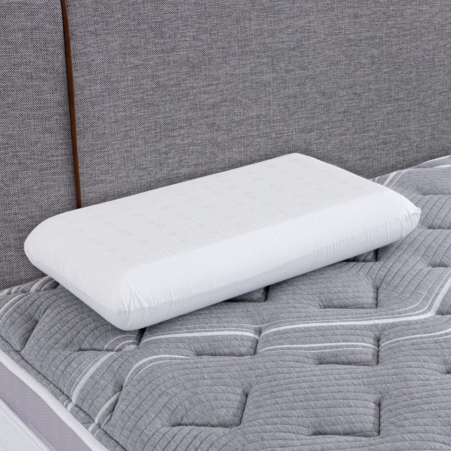 Travesseiro Infantil De Espuma Fibra 30x40x9cm Branco