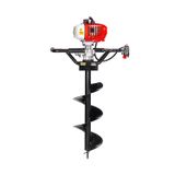 Perfurador De Solo Gasolina 2t 60,2cc Broca Simples 250mm Toyama Vermelho