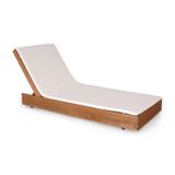 Espreguiçadeira Versatti Rustic Com Almofada Viva Ligna Nogueira