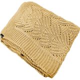 Manta Peseira De Tricot 90x180 Cm - Coquile Amarelo Alcafrao
