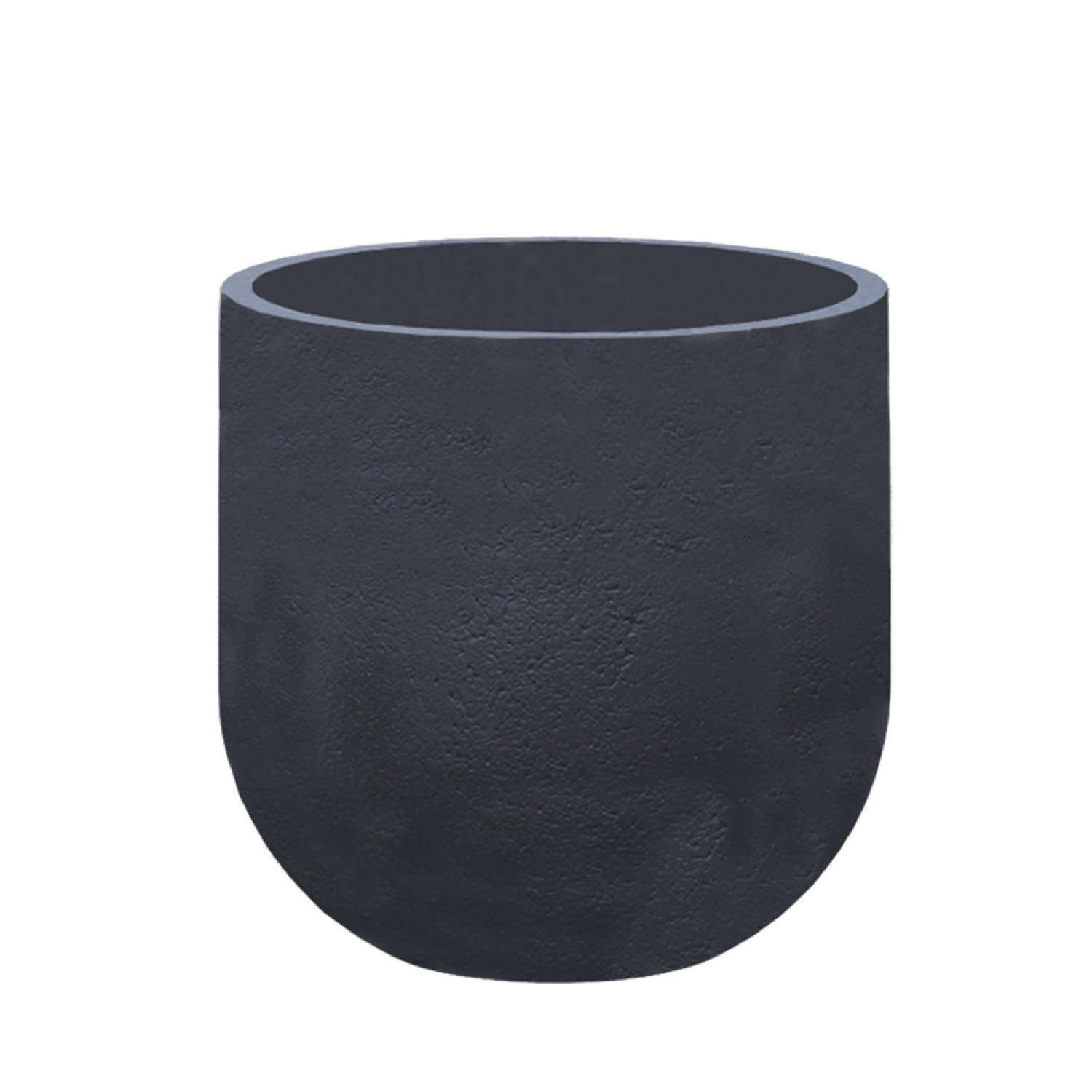 Vaso Decorativo Cilíndrico Rústico 44 Grafite