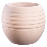 Conjunto De 20 Vasos Decorativo Para Plantas Canela 24 Bege