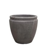 Vaso De Plantas Decorativo Antique 55 Japi Preto Ardosia