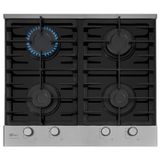 Cooktop Fischer 4 Bocas Platinium Gás Bivolt Preto