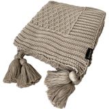 Manta Peseira De Tricot 90x180 Cm Com Tassel - Colméia Natural