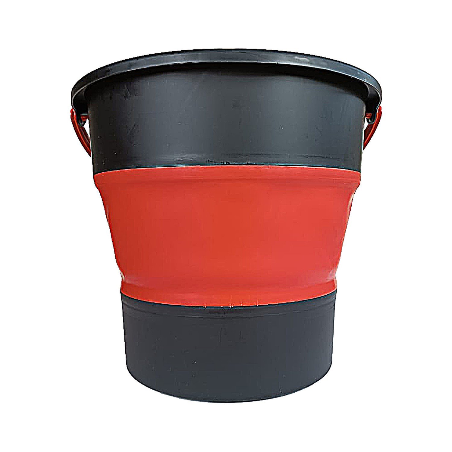 Balde Dobrável 17 Litros Uso Automotivo Preto