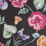 Papel De Parede Vinílico Book Am Rolo 53cmx10m Flores Preto/rosa/verde