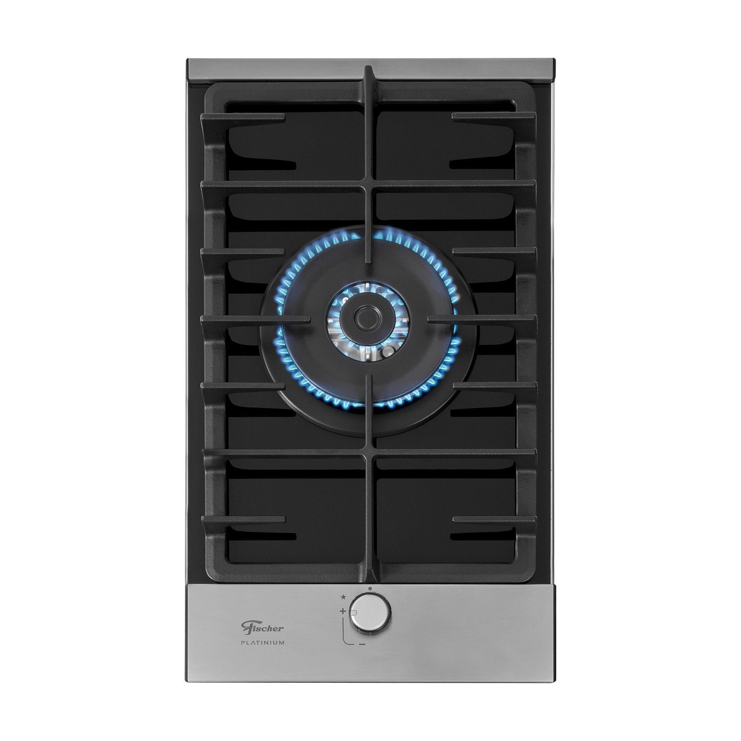 Cooktop Fischer 1 Boca Tc Platinium Gás Bivolt Preto