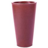 Conjunto De 10 Vasos Decorativo Para Plantas Conico Aldora 66 Marrom Avermelhado