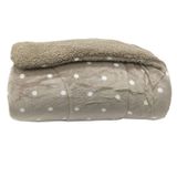 Edredom Capetown Poa Casal 1,80 X 2,20 Bege/branco