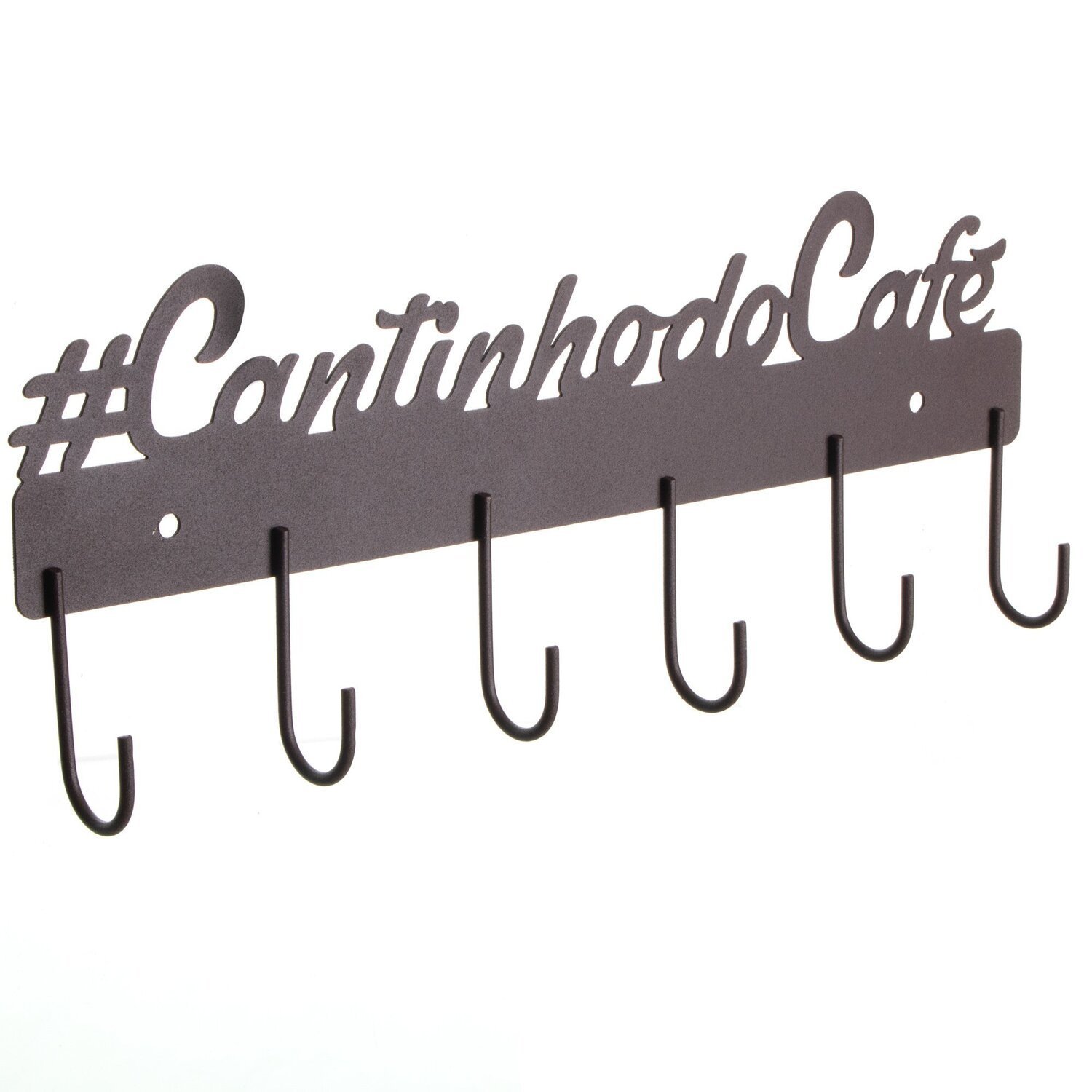 Gancho De Parede Cantinho Do Café Aço Corten