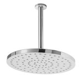 Chuveiro Com Tubo De Teto Redondo 250 Mm Rainsense Roca Cromado