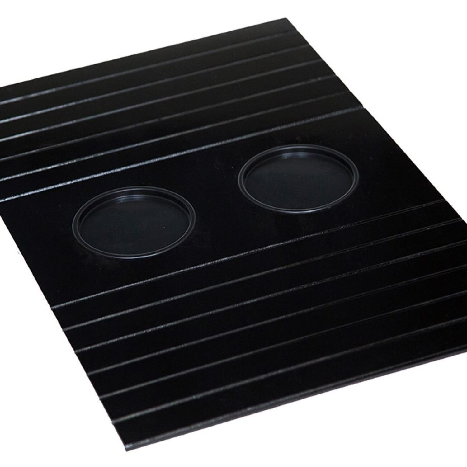 Esteirinha Bandeja Porta Copos Braço Sofá Preto