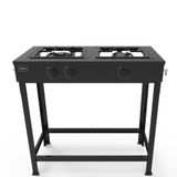Fogão Industrial 2 Bocas Bivolt Preto