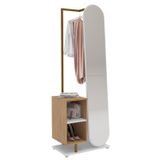 Espelho Arara 170cm Jade Branco/ Aveiro