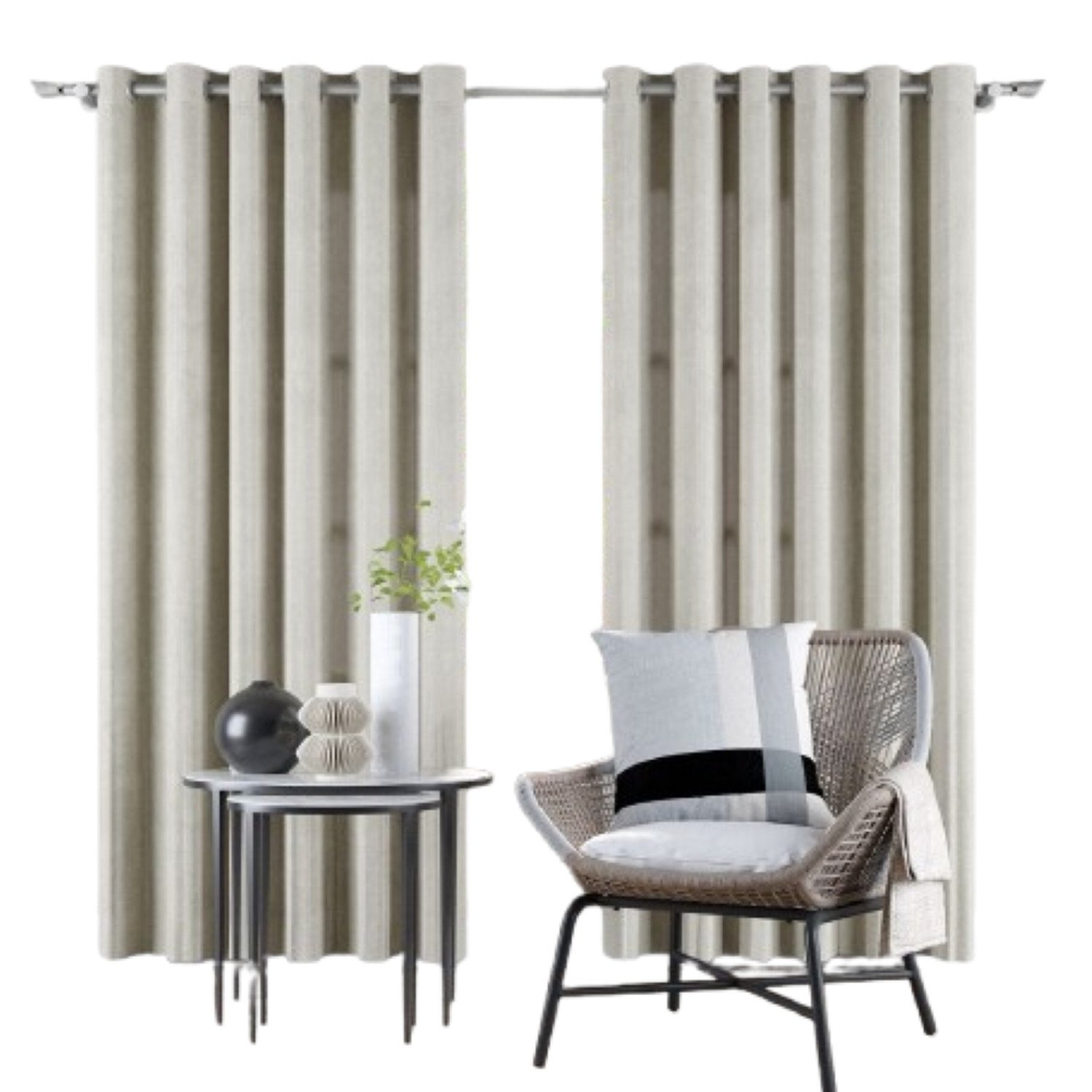 Cortina Com Toque Macio 4,00cmx2,50cm Velus Fendi