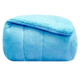 Edredom Capetown Casal 1,80 Cm X 2,20 Cm Azul Malibu