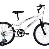 Bicicleta Aro 20 Infantil Mtb Boy Com Roda Lateral Branco