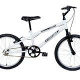 Bicicleta Aro 20 Quadro Mtb Rebaixado Em Aço Boy Infantil Branco