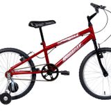 Bicicleta Aro 20 Infantil Mtb Boy Com Roda Lateral Vermelho