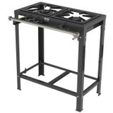 Fogão Industrial 1 Queimador Simples E 1 Queimador Duplo Com Registro Para Forno Pmsd-201f Progás