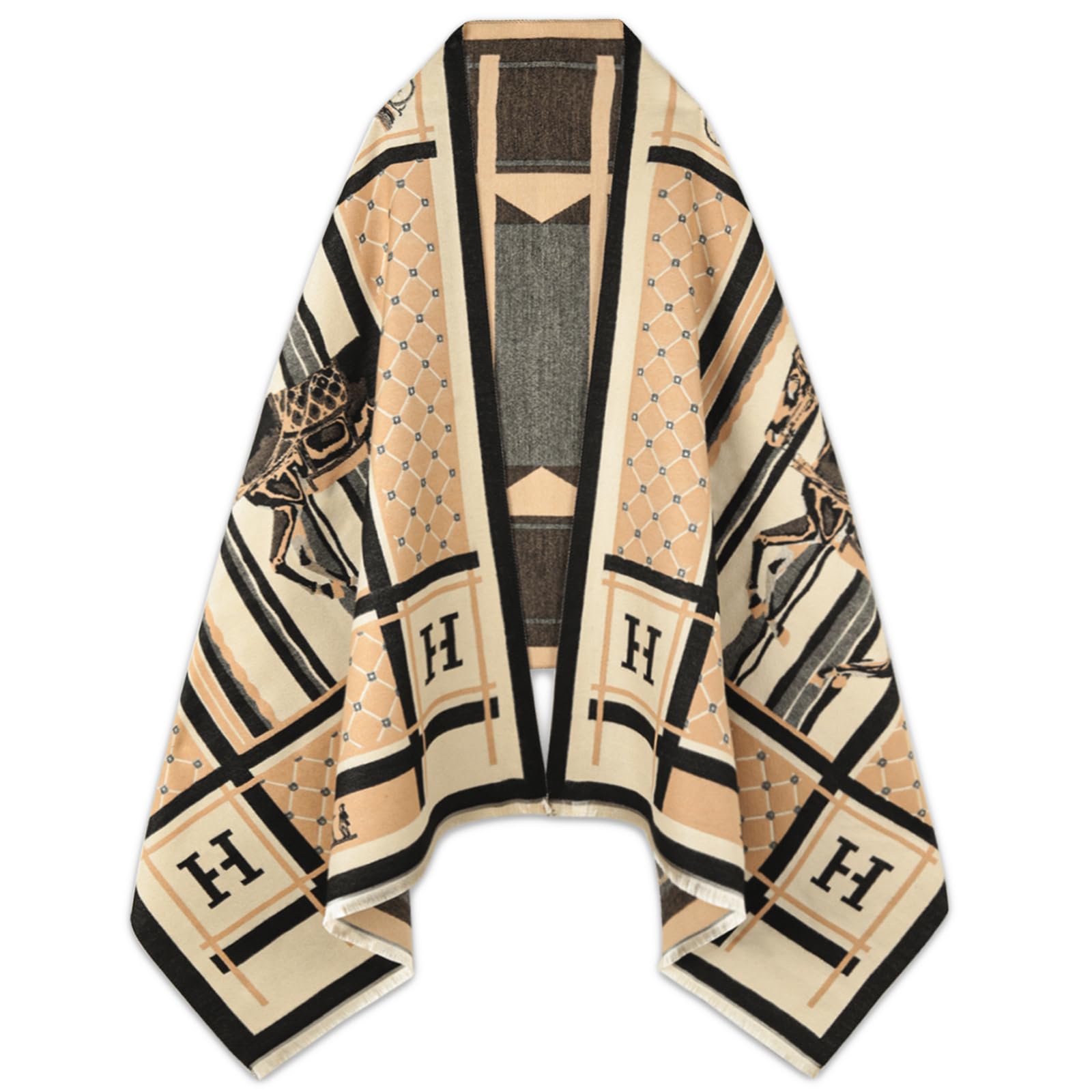 Lenço Extree Pashmina Silky Shawl Wrap Para Mulheres 74,4 X 24,4 Cm