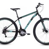 Bicicleta Netuno S Aro 29 Preto Com Adesivo Azul Houston Preto/azul