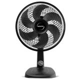 Ventilador De Mesa 30cm 127v Turbo Compact Mallory Preto/grafite