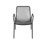 Cadeira Una Com Braço Or Design Preto