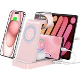 Carregador Sem Fio Gauoln Estação De Carregamento 5 Em 1 Para Iphone
