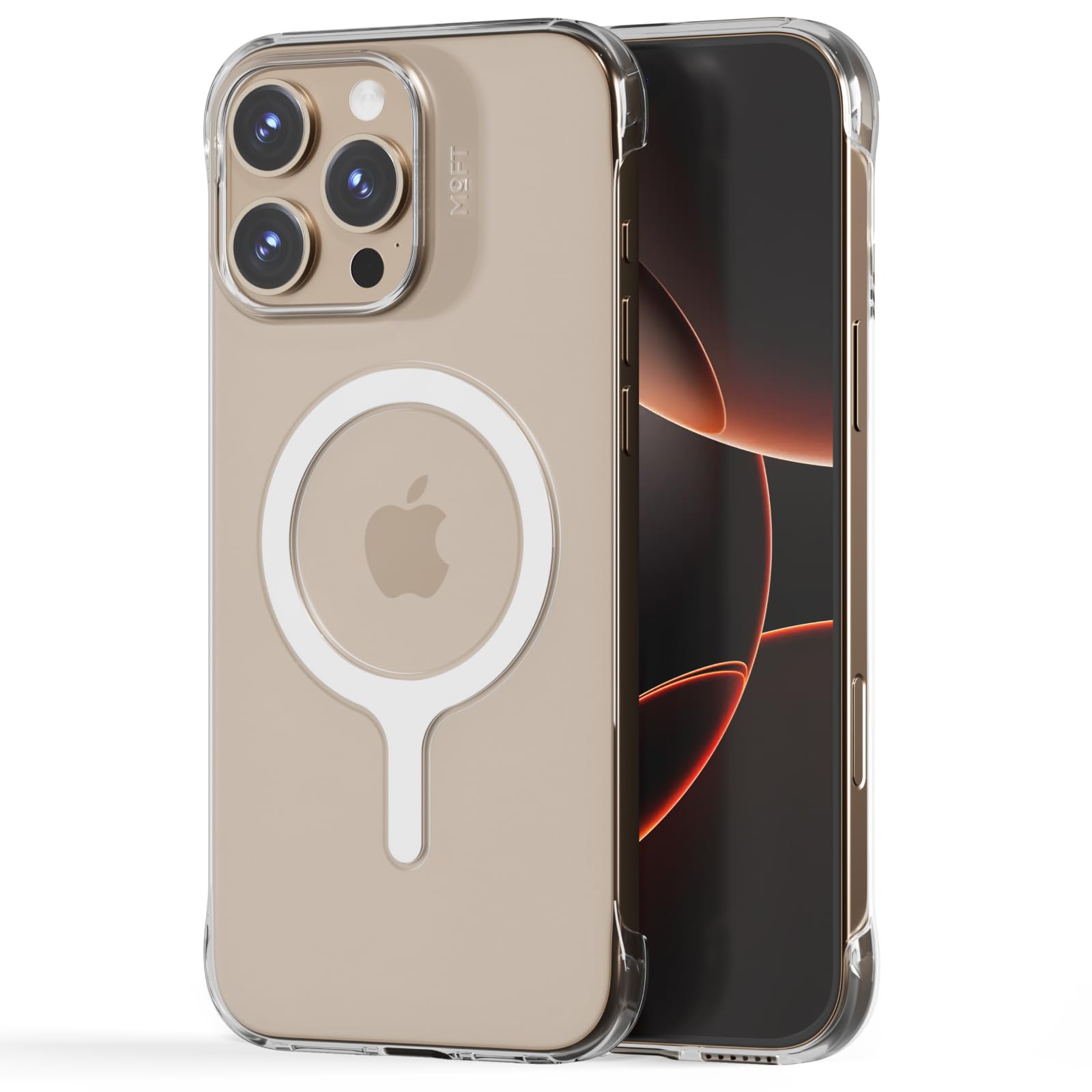 Capa De Telefone Moft Invisible Clear Magsafe Para Iphone 16 Pro