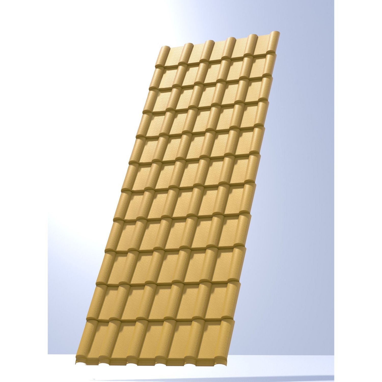 Telha Pvc Plan 330x88cm Permatti Marfim