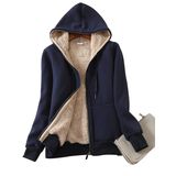Moletom Com Capuz, Casaco Feminino Yeokou, Forrado Em Sherpa