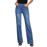 Jeans Grapent Business Casual Femininos Work Wide Leg Lapis L
