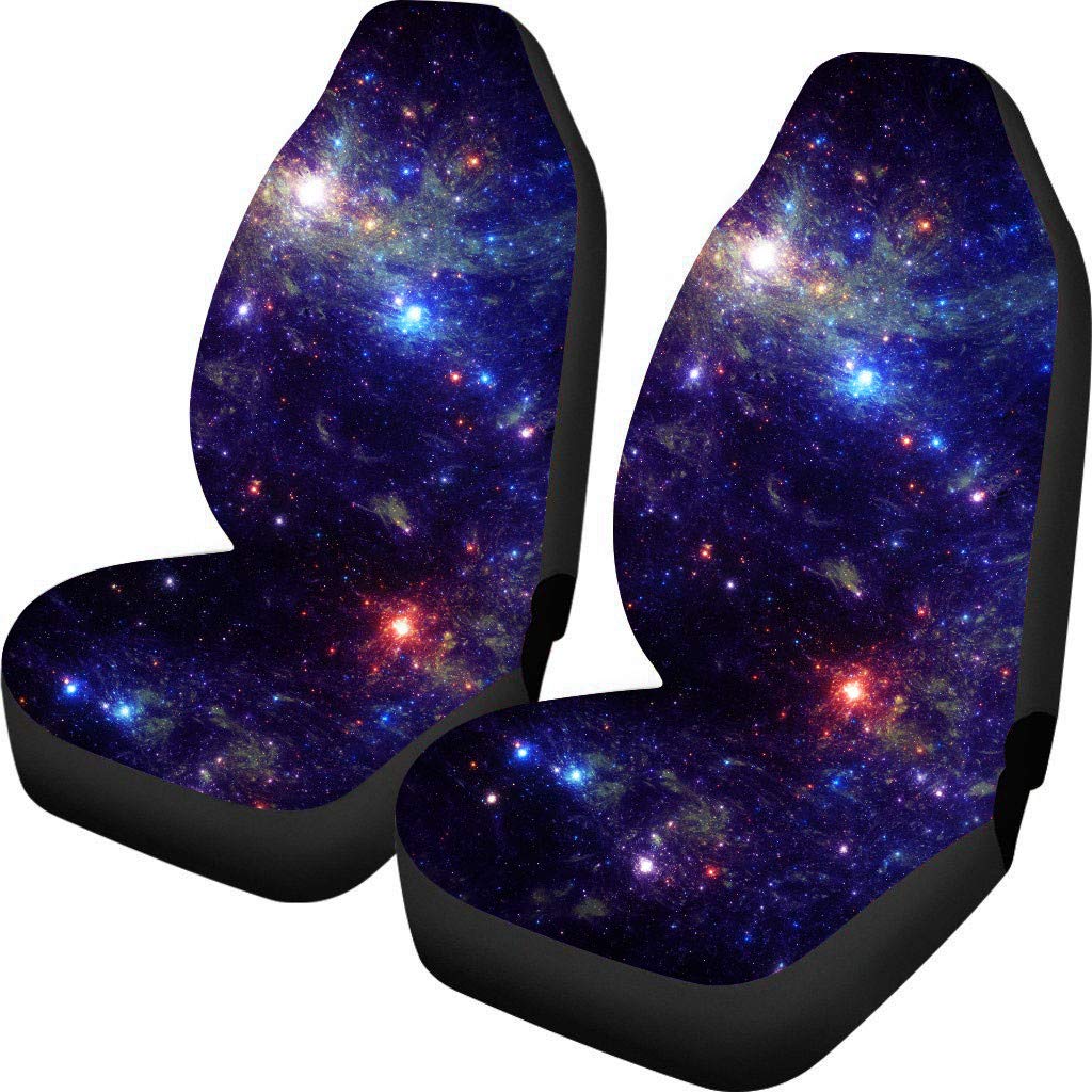Capas De Assento De Carro Toaddmos Blue Galaxy Sky Nebula Space