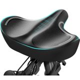Assento De Bicicleta Gineoo Oversized Comfort Memory Foam Preto