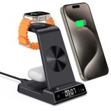 Carregador Sem Fio 3 Em 1 Para Iphone, Apple Watch, Airpods